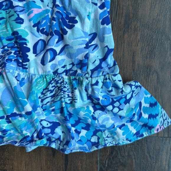 GIRLS LILLY PULITZER WAVE DRESS size medium (F26) - Picture 4 of 7